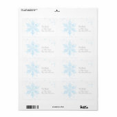 スノーフレーク3ラベル ラベル (フルシート)