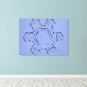 スノーフレーク6 キャンバスプリント (インサイチュ (ウッドフロア))