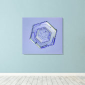 スノーフレーク7 キャンバスプリント (インサイチュ (ウッドフロア))