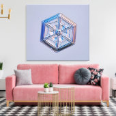 スノーフレーク8 キャンバスプリント (インサイチュ (リビング))