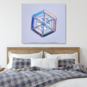 スノーフレーク8 キャンバスプリント (インサイチュ (寝室))