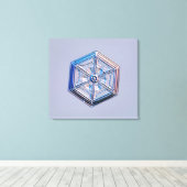 スノーフレーク8 キャンバスプリント (インサイチュ (ウッドフロア))