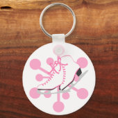 スノーフレーク・アイススケート キーホルダー (正面)