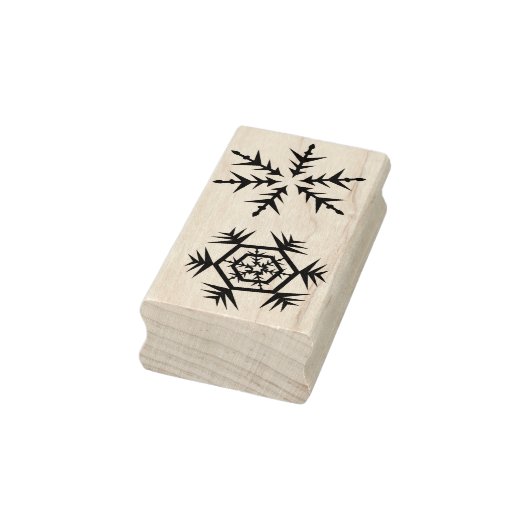 スノーフレーク・アート・スタンプ ラバースタンプ (スタンプ)