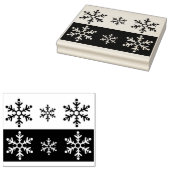 スノーフレーク・アート・スタンプ ラバースタンプ (押印)