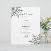 スノーフレーク・ウィンターウェディングメニュー (スタンド正面)