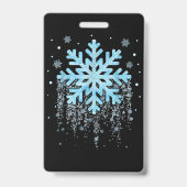 スノーフレーク・ウィンタークリスマス バッジ (裏面)