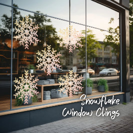 スノーフレーク・ウィンドウの固定 ウィンドウサイン