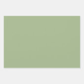 スノーフレーク・オン・ミント ラッピングペーパーシート (正面2)