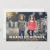 スノーフレーク・オーバーレイ | Warmest Wishesの写真 シーズンカード (正面)