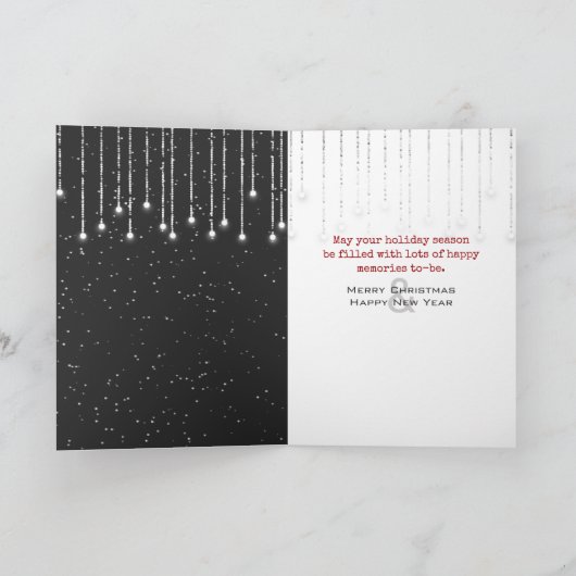 スノーフレーク・カードのクリスマスハスキー カード (内部)