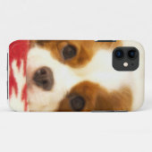 スノーフレーク キャバリア・キング・チャールズ・スパニエル Case-Mate iPhoneケース (裏面(横))