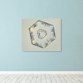 スノーフレーク・クリスタル2 キャンバスプリント (インサイチュ (ウッドフロア))