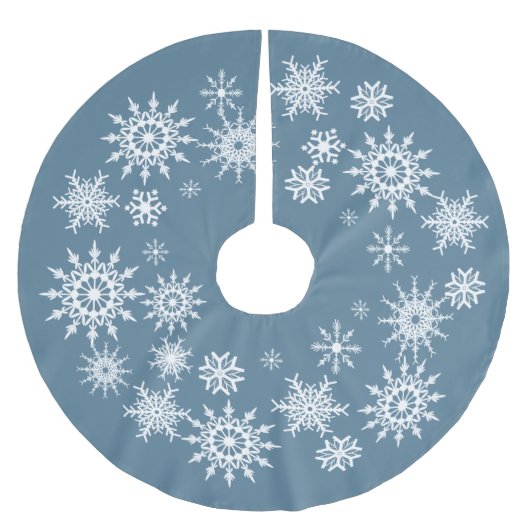 スノーフレーク – クリスマスツリースカート (正面)