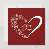 スノーフレーク クリスマス ホリデー スノー フレーク ハート (正面)