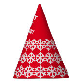 スノーフレーク・クリスマス – 雪を降らせろ！ パーティーハット (右)