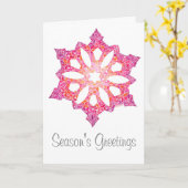 スノーフレーク・グリーティングカード カード (黄色い花)