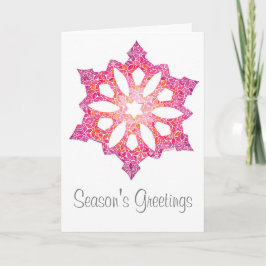 スノーフレーク・グリーティングカード カード