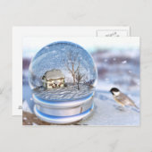 スノーフレーク·グローブ·ポストカード ポストカード (正面/裏面)