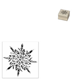 スノーフレーク・ゴム・スタンプ ラバースタンプ