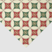 スノーフレーク・サークル–3 – ティッシュラッピング紙 薄葉紙 (詳細)