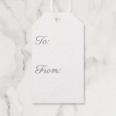 スノーフレーク・シルバー ギフトタグ (裏面)