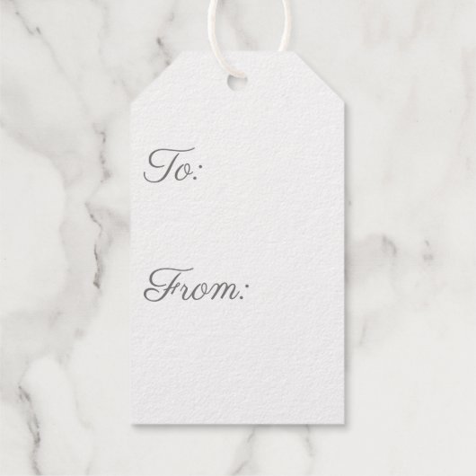 スノーフレーク・シルバー ギフトタグ (裏面)