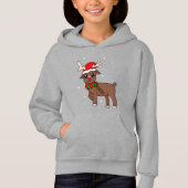 スノーフレーク・スケッチとキュートなトナカイ (正面)