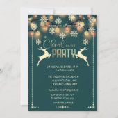 スノーフレーク、デール、ライトカンパニークリスマスパーティー 招待状 (正面)