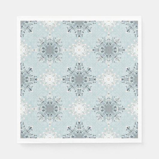 スノーフレーク・ナプキン スタンダードランチョンナプキン (正面)