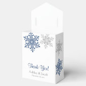 スノーフレーク・ネイビー結婚ル・シルバー フェイバーボックス (オープン)