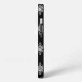 スノーフレーク・パターン・フォン・ケース iPhoneケース (左側面)