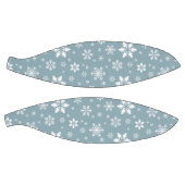 スノーフレーク・パターン、白い雪、雪、グレー バスケットボール (パネル)