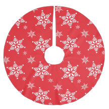 スノーフレーク・パターン、白い雪、雪、赤