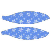 スノーフレーク・パターン、白い雪、雪、青 バスケットボール (パネル)