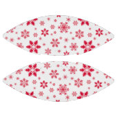 スノーフレーク・パターン、赤い雪、雪、白 アメリカンフットボール (パネル)