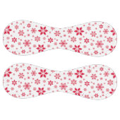 スノーフレーク・パターン、赤い雪、雪、白 ソフトボール (パネル)