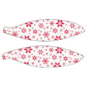 スノーフレーク・パターン、赤い雪、雪、白 バスケットボール (パネル)