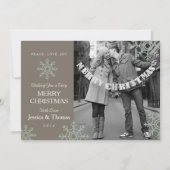 スノーフレーク・フォト・カード |写真カスタム写真 シーズンカード