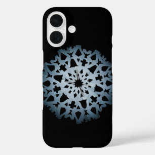 スノーフレーク・フォネカーゼ(濃色) iPhone 16ケース
