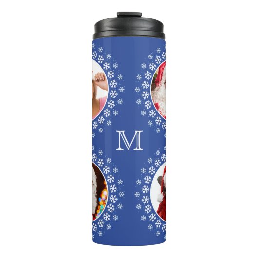 スノーフレーク・フレームの写真4枚カスタムタンブラー タンブラー (正面)