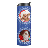 スノーフレーク・フレームの写真4枚カスタムタンブラー タンブラー (回転左)