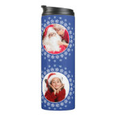 スノーフレーク・フレームの写真4枚カスタムタンブラー タンブラー (回転右)