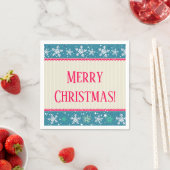 スノーフレーク&プレゼントナプキンス スタンダードカクテルナプキン (インサイチュ)