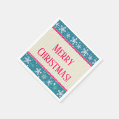 スノーフレーク&プレゼントナプキンス スタンダードカクテルナプキン (角)