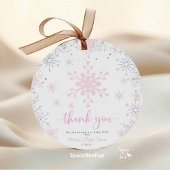 スノーフレーク・ベビーシャワー フェイバータグ