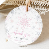スノーフレーク・ベビーシャワー フェイバータグ