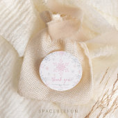 スノーフレーク・ベビーシャワー ラウンドシール