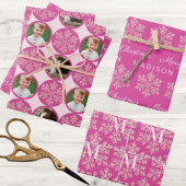 スノーフレーク・ベリきらきら光るークラシックズ2 Photo Chrimas ラッピングペーパーシート