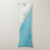 スノーフレーク&ペパーミントホリデー ボディピロー (正面縦)